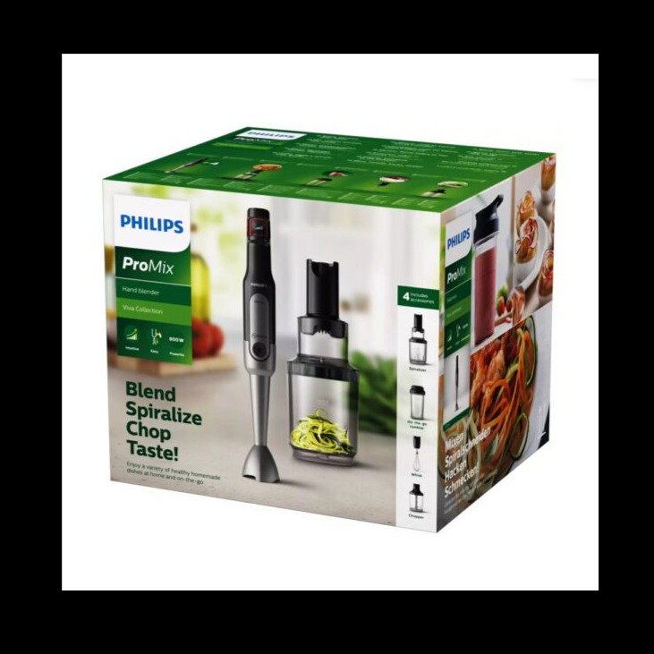 گوشت کوب برقی فیلیپس مدل HR2657 – 800 وات، با عملکرد توربو، خردکن و همزن بالونی