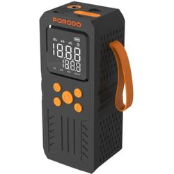 جامپ استارتر و کمپرسور چندکاره پرودو Porodo 4-In-1 Multi-Tool Inflator & Jump Starter with 150PSI Auto-Stop & SOS Lighting