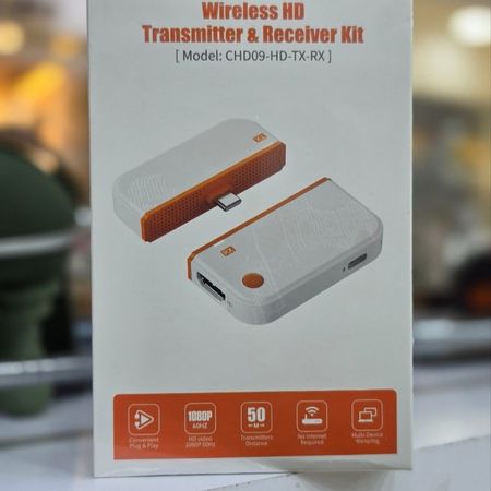 ⚡🖥️ دانگل و فرستنده بی‌سیم انتقال تصویر مدل CHD09-HD-TX-RX 🖥️⚡