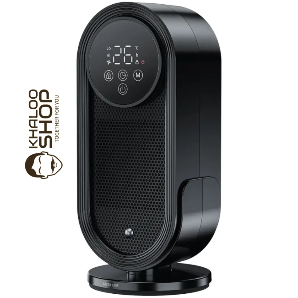 بخاری برقی فن‌دار Green Lion Heater Lite مدل GNHTLW1500BK