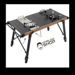 میز و اجاق گاز دو شعله ایستاده کمپینگ پرودوPdlfst219 با طراحی مقاوم و قابل حمل