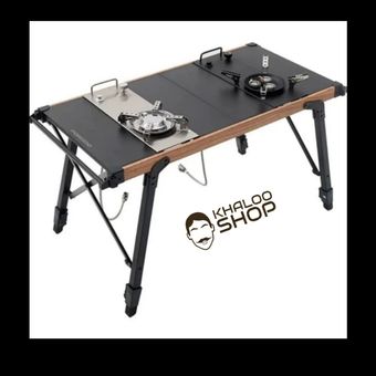 میز و اجاق گاز دو شعله ایستاده کمپینگ پرودوPdlfst219 با طراحی مقاوم و قابل حمل