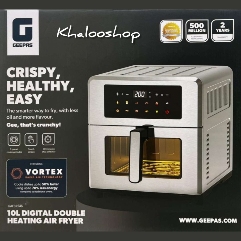 سرخ کن جیپاس مدل GAF37546 ظرفیت 10 لیتر استیل ضد زنگ