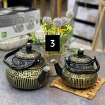 کتری و قوری BMGمشکی طلای کد (3)