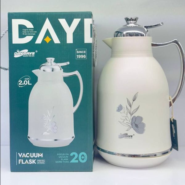 فلاسک (2 لیتری) شیشه صورتی مارک DAYDAYS در رنگبندی