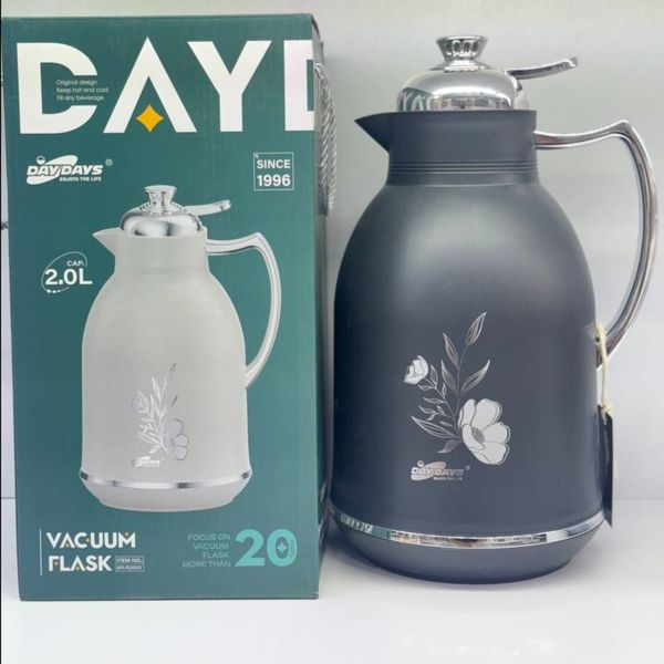 فلاسک (2 لیتری) شیشه صورتی مارک DAYDAYS در رنگبندی