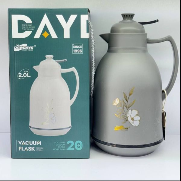 فلاسک (2 لیتری) شیشه صورتی مارک DAYDAYS در رنگبندی