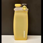 بطری آب تمام سلیکونی ساده و شفاف وارداتی مارک dooc در رنگبندی