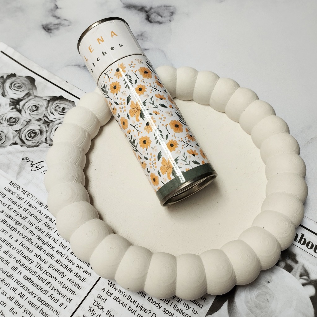 کبریت فانتزی جعبه فلزی مدل نسترن