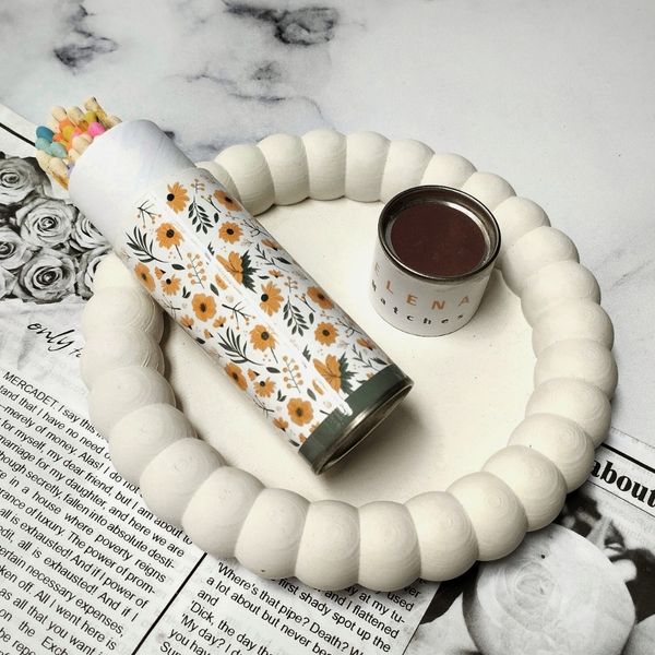 کبریت فانتزی جعبه فلزی مدل نسترن