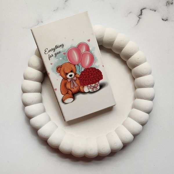 کبریت فانتزی جعبه مقوایی مدل تدی