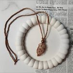 گردنبند سنگ رزکوارتز