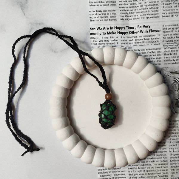 گردنبند سنگ مالاکیت