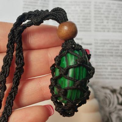 گردنبند سنگ مالاکیت