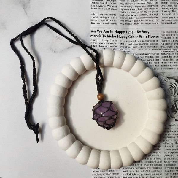 گردنبند سنگ آمیتیست