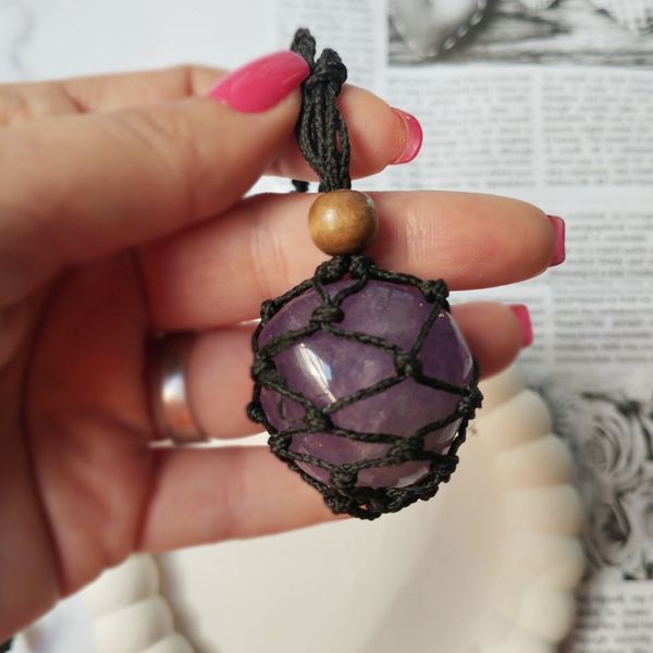 گردنبند سنگ آمیتیست