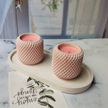 شمع معطر موم سویا مدل ترانه