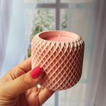 شمع معطر موم سویا مدل ترانه