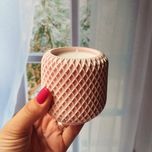 شمع معطر موم سویا مدل ترانه