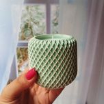 شمع معطر موم سویا مدل ترانه