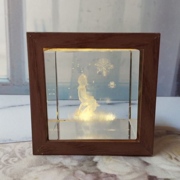 چراغ کریستالی مدل شازده کوچولو و روباه