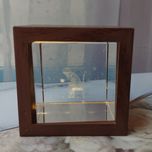 چراغ کریستالی مدل شازده کوچولو و گل سرخ