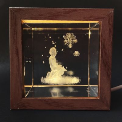 چراغ کریستالی مدل شازده کوچولو و روباه