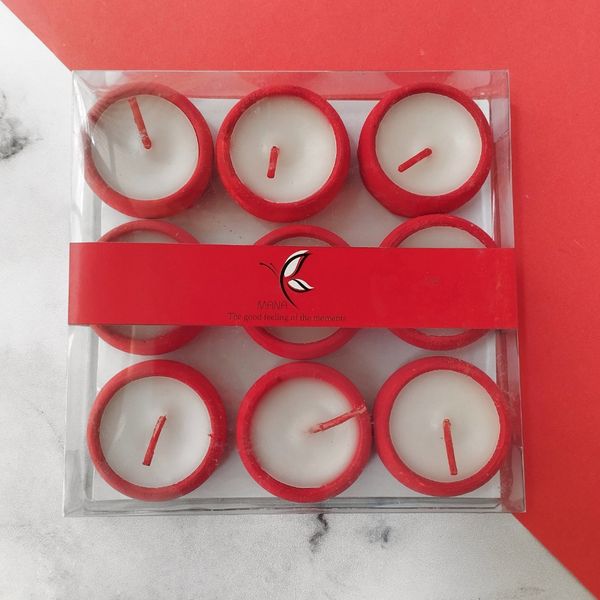 شمع وارمر سنگی 9 عددی برند مانا