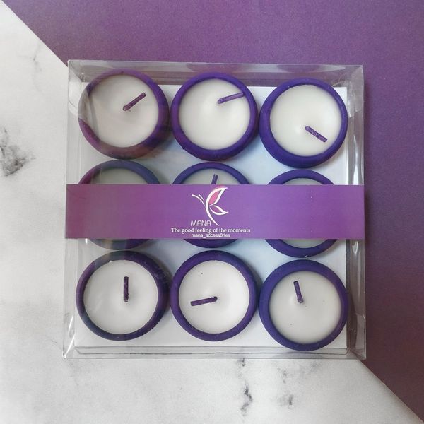 شمع وارمر سنگی 9 عددی برند مانا