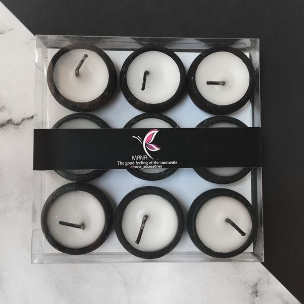 شمع وارمر سنگی 9 عددی برند مانا