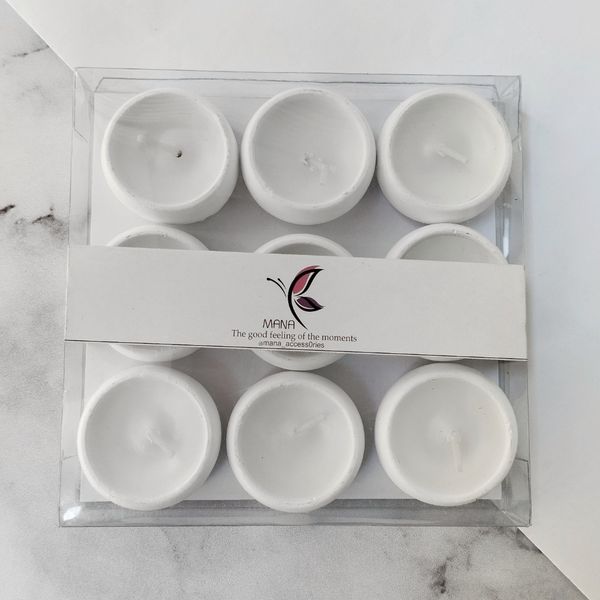 شمع وارمر سنگی 9 عددی برند مانا