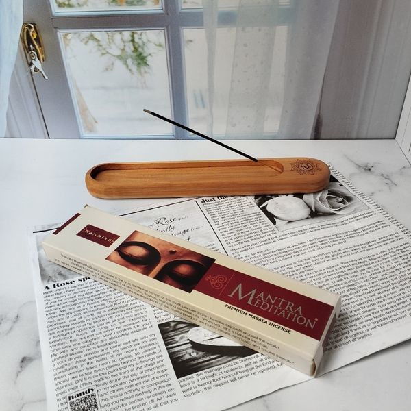 عود دست ساز هندی رایحه مانترا مدیتیشن برند ناندیتا