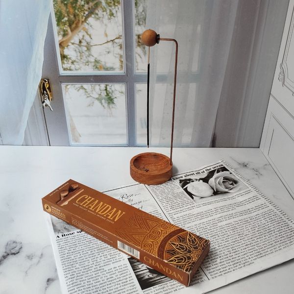 عود دست ساز هندی رایحه چاندان برند آمریا