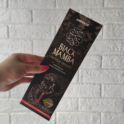 عود دست ساز هندی رایحه بلک مامبا برند آمریا