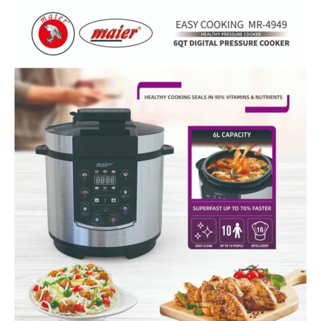 زودپز ، مولتی کوکر و پلوپز برقی مایر مدل Maier MR-4949