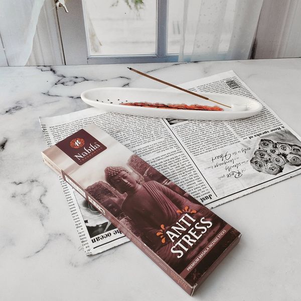 عود دست ساز هندی رایحه آنتی استرس برند نابیلا