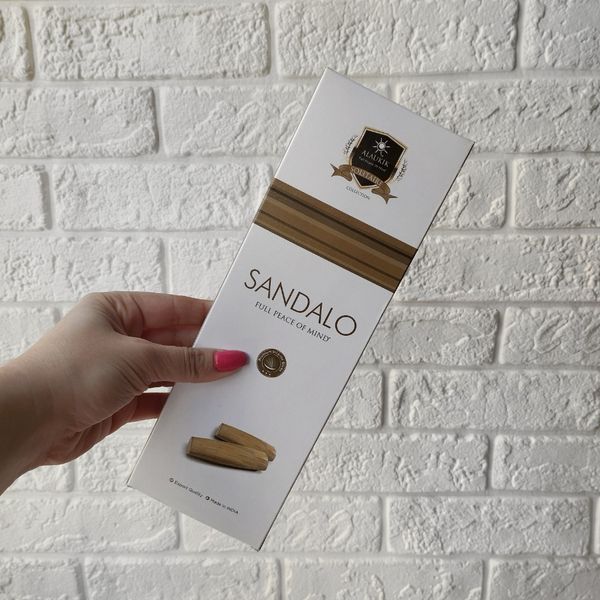 عود دست ساز هندی رایحه چوب صندل برند آلااوکیک