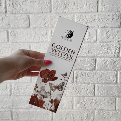 عود دست ساز هندی رایحه گلدن وتیور برند دی سی