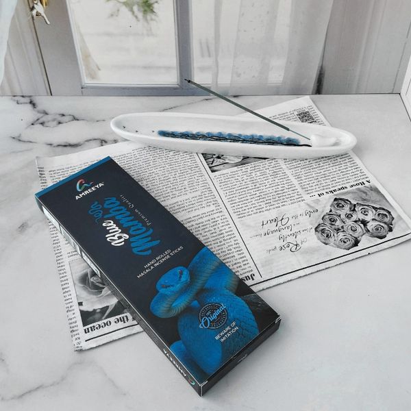 عود دست ساز هندی رایحه بلو مامبا برند آمریا