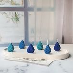 شمع موم عسل مدل قطره آب