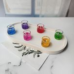 شمع ژله ای رنگی مدل بند انگشتی