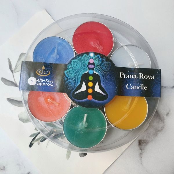 شمع وارمر مدل هفت چاکرا برند رویا کندل