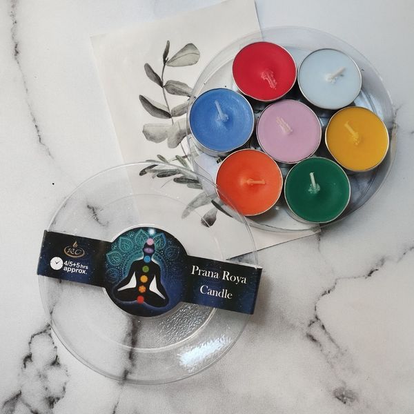 شمع وارمر مدل هفت چاکرا برند رویا کندل