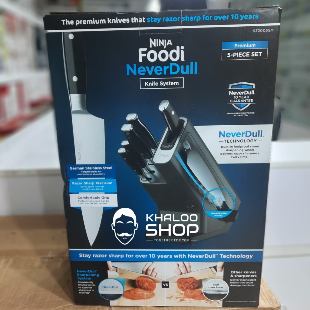 سرویس چاقو 5 پارچه نینجا مدل K32005
