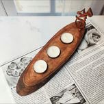 جا شمعی چوبی مدل هیچ