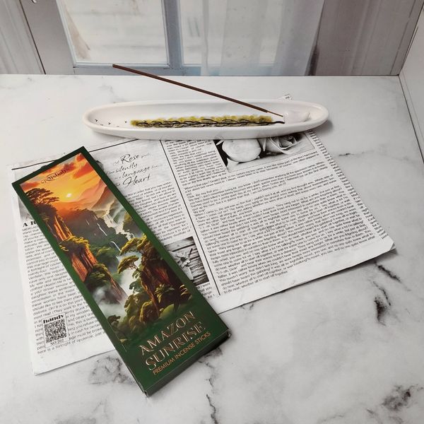 عود دست ساز هندی رایحه آمازون سانرایز برند مصباح