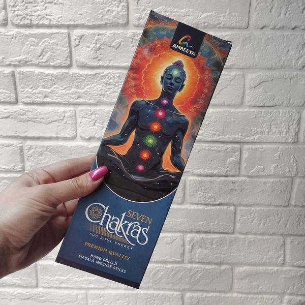 عود دست ساز هندی رایحه هفت چاکرا برند آمریا