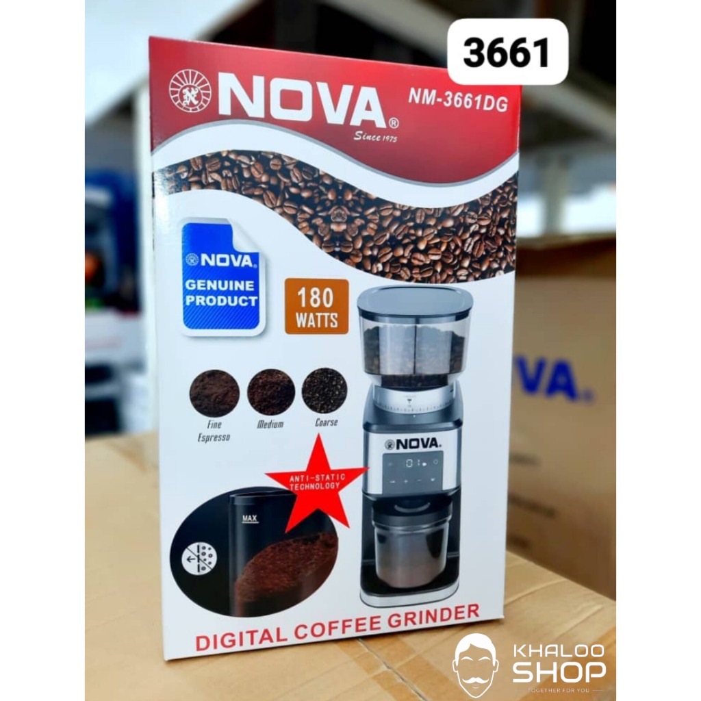 آسیاب قهوه نوا مدل NM-3661DG