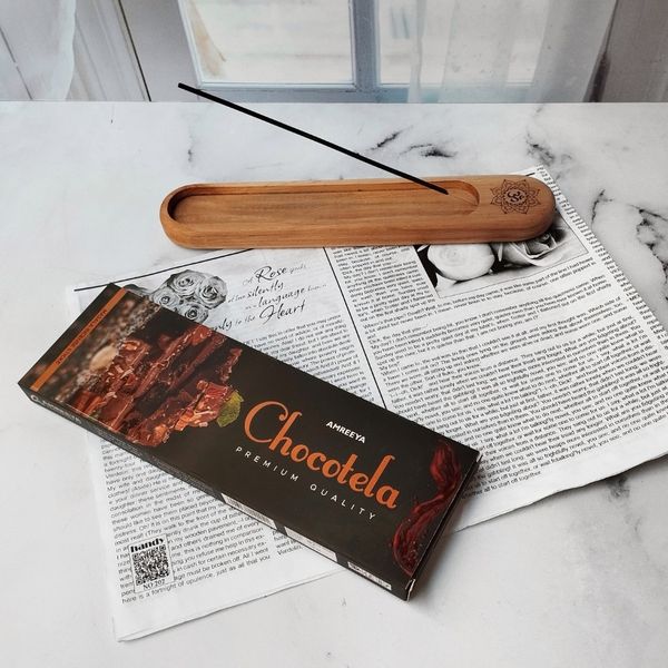 عود دست ساز هندی رایحه شکلات برند آمریا