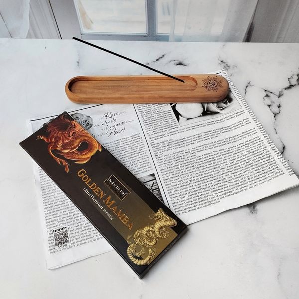 عود دست ساز هندی رایحه گلدن مامبا برند ناندیتا